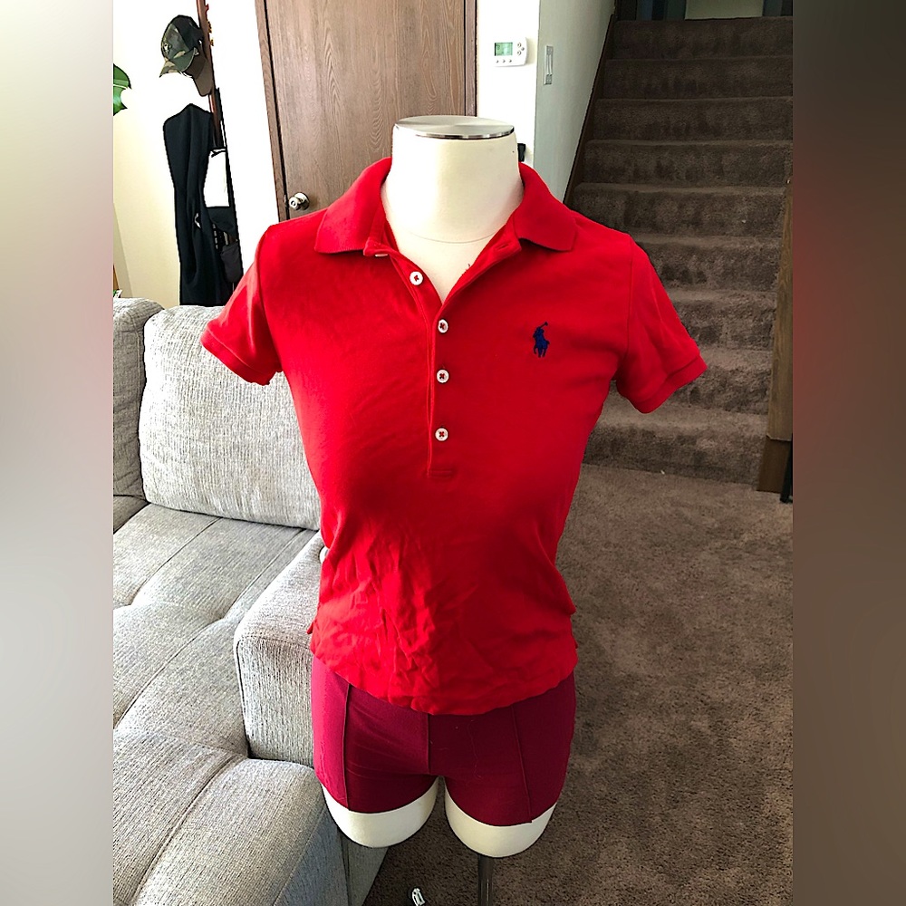 Red Ralph Lauren Polo T Shirt